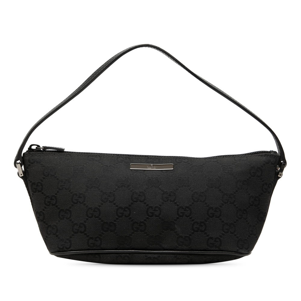 Pre-Loved Gucci GG Canvas Boat